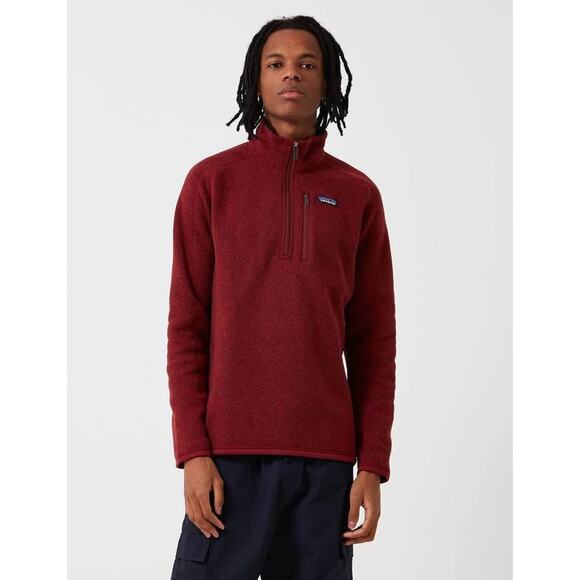 Patagonia Men’s Oxide Red Fleece Better Sweater 1/4 Zip Sz‎ XL - Picture 1 of 6